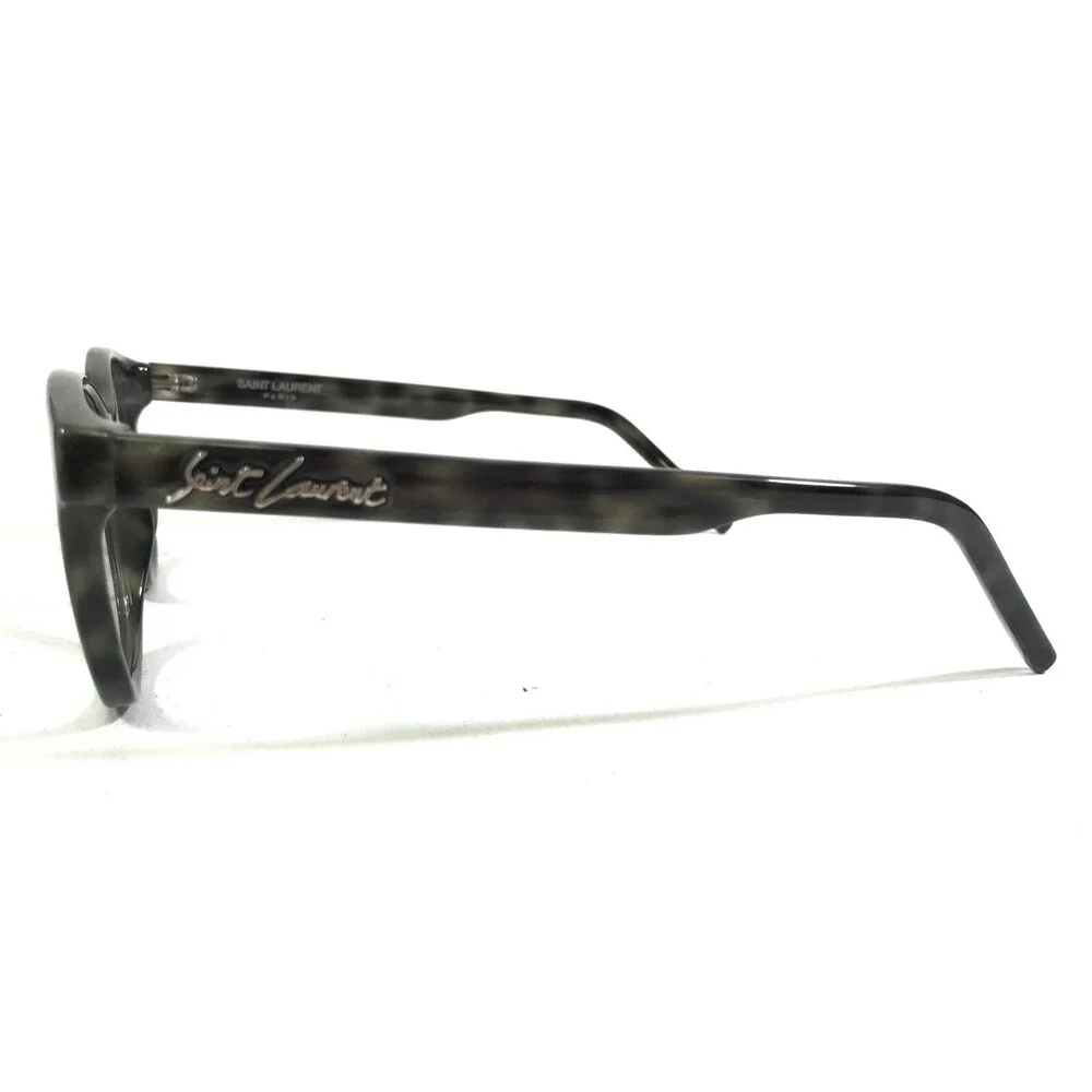 Saint Laurent Eyeglasses Frames SL338 004 Gray Tortoise Cat Eye 53-17-145